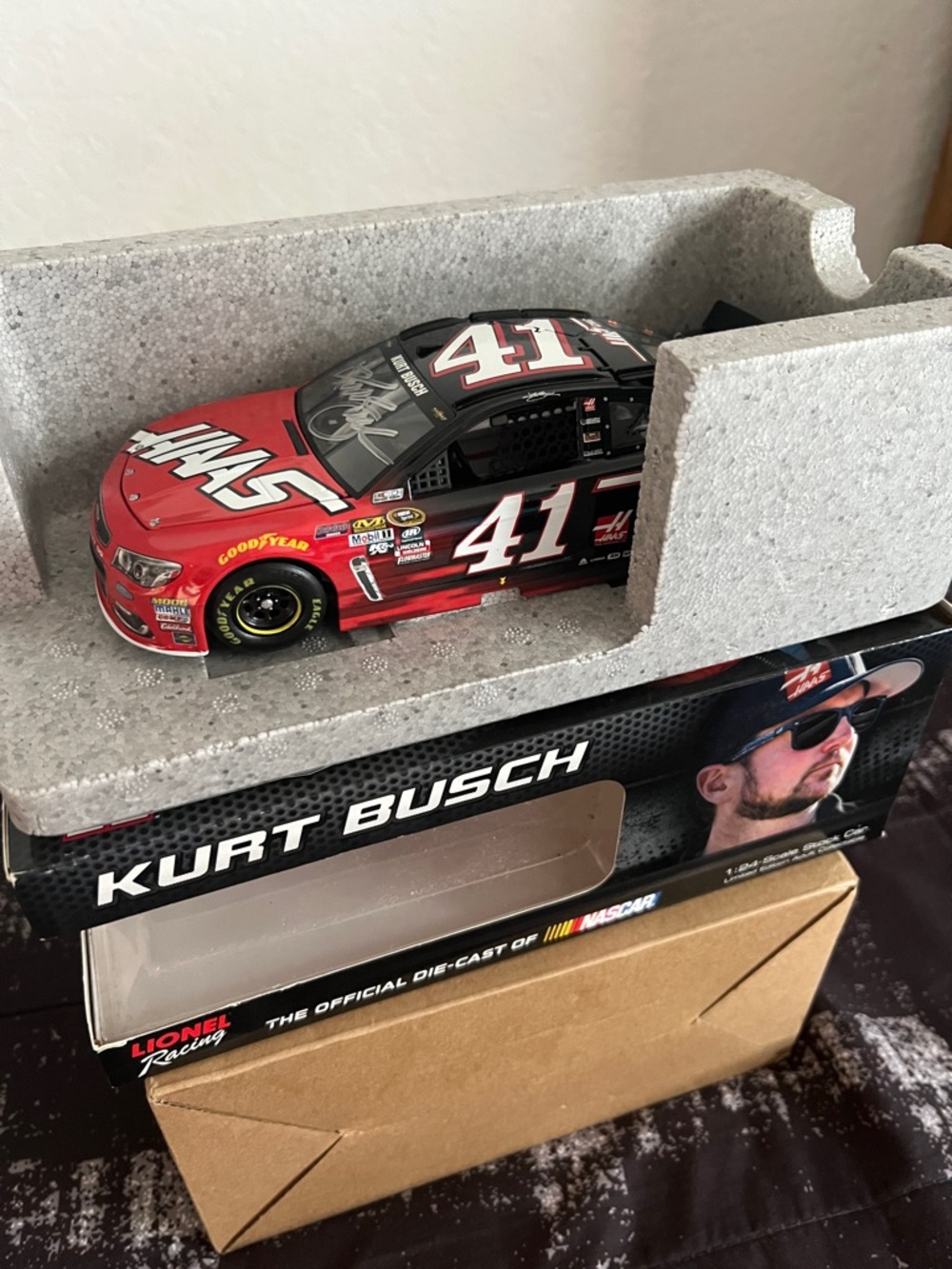 Autographed Kurt Busch Die-Cast